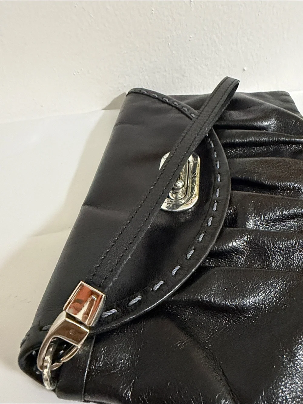 Brighton black leather